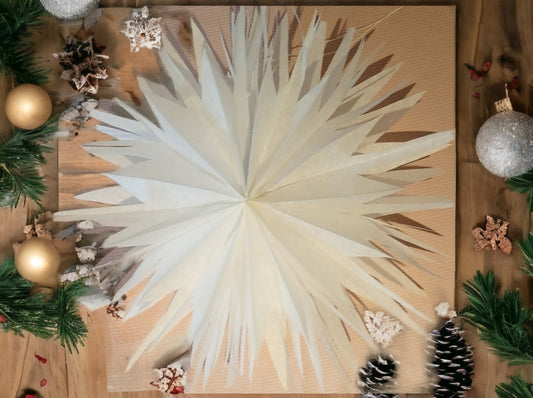 Super schöne Papier Weihnachtssterne, Sterne beleuchtet, Papierstern, Weihnachtsdeko, Winter, tolle Dekoration, Fensterdeko, Adventskranz - Makrameelilifee